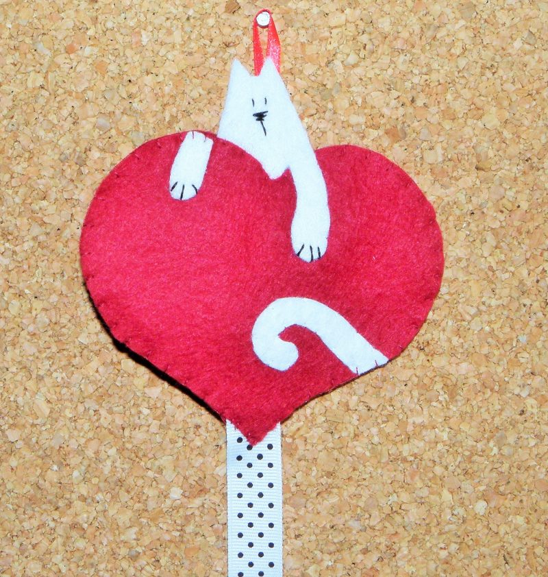 Kitty Cat Hairclip Holder