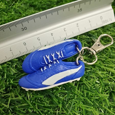 Polymer Clay Football Boots Keyring, Soccer Bag Charm, Various Colours