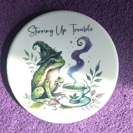 Witchy Frog Coaster