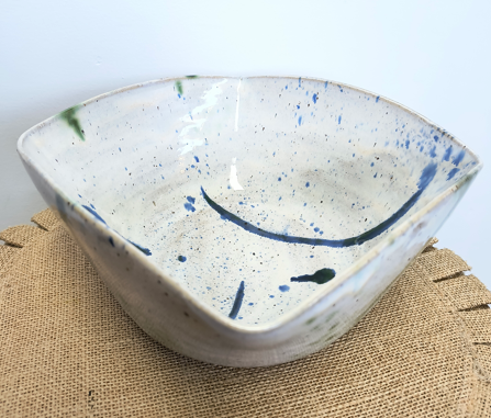 Splatter Square Bowl