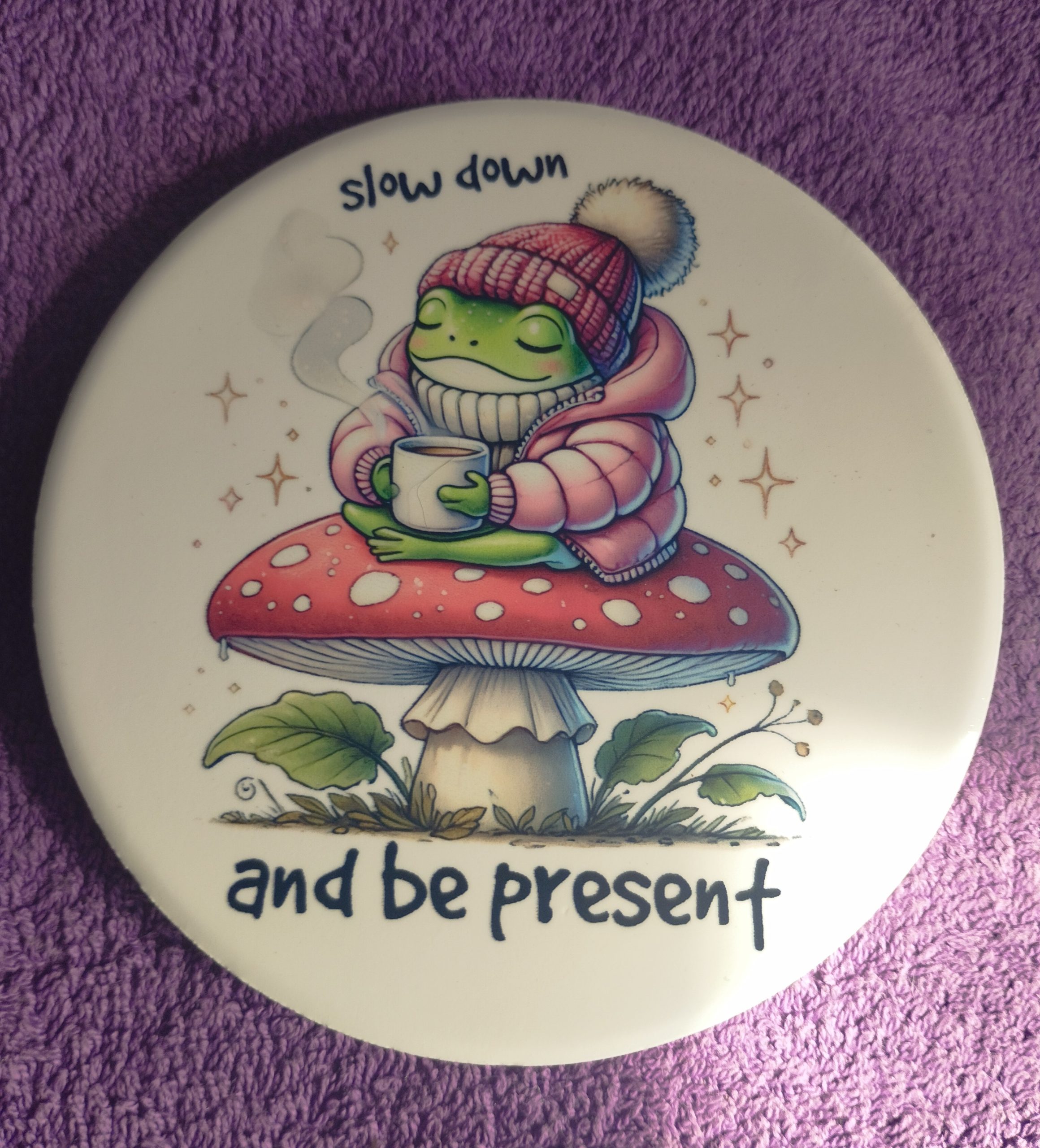 Ceramic Frog Coaster