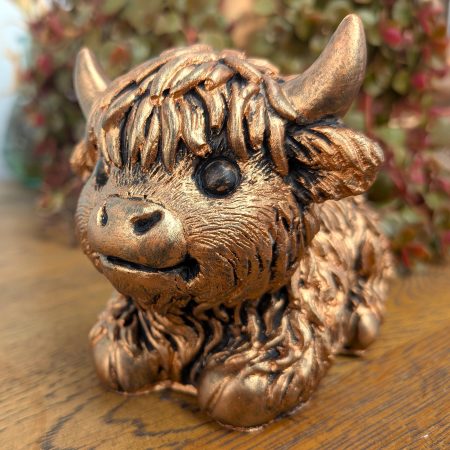 Highland Cow, in a choice of finishes. Handmade