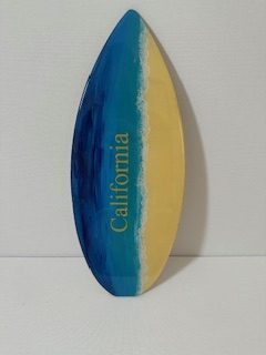 California Surfboard Wall Art