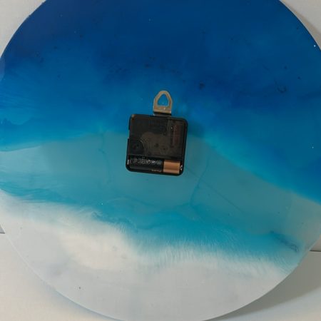 Ocean wave wall clock
