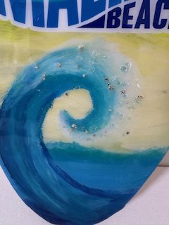 Malibu Surfboard Wall Art