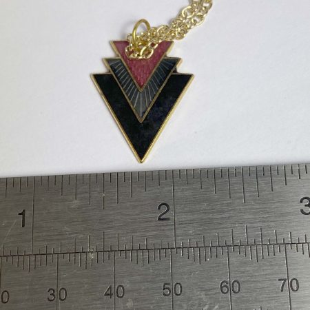 Clearance Pendant: Small enamelled charm pendant