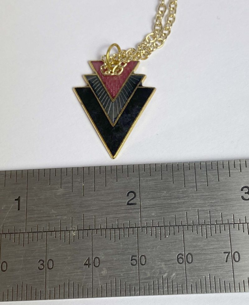 Clearance Pendant: Small enamelled charm pendant