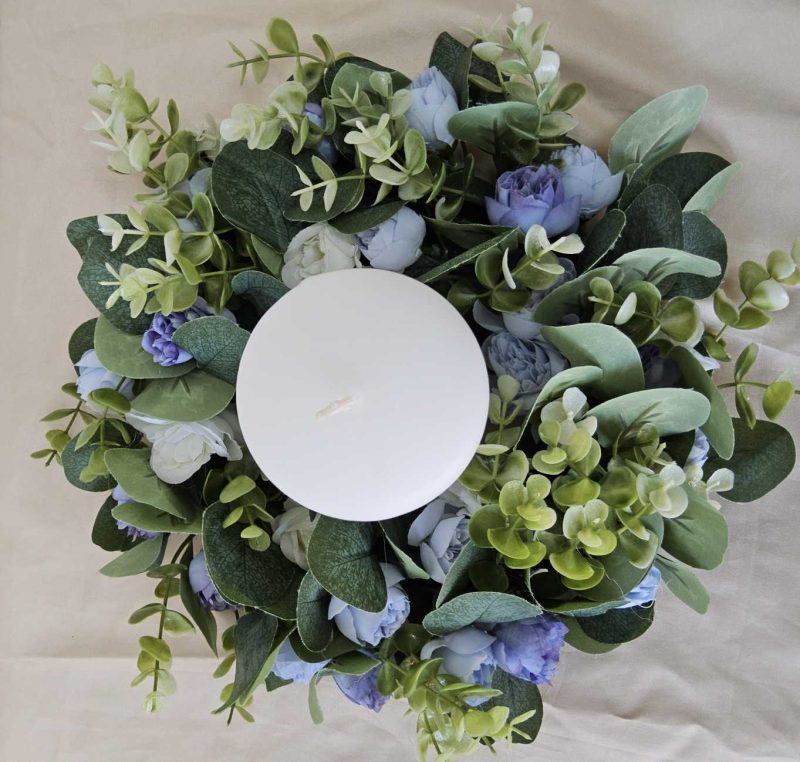 Tiny Rose Harmony (Candle Holder or Wreath)