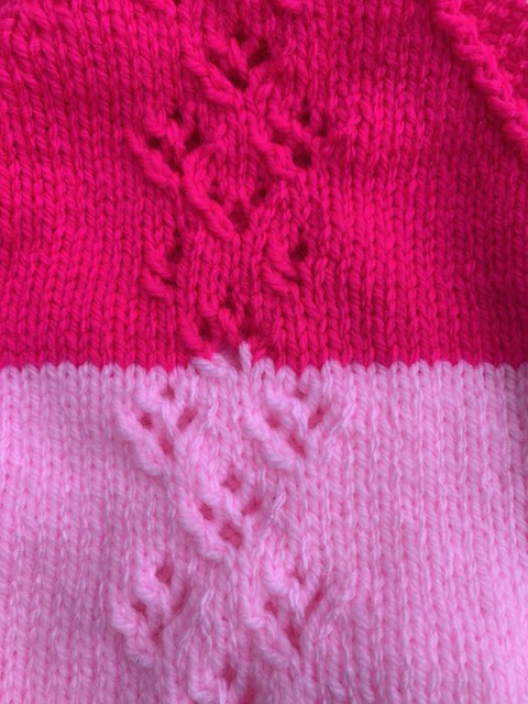 Two tone Pink Detail Front Romper 0-3 Months