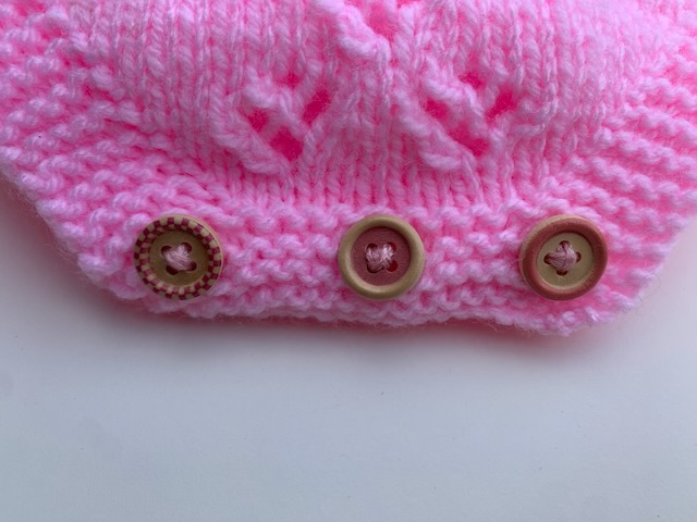 Two tone Pink Detail Front Romper 0-3 Months