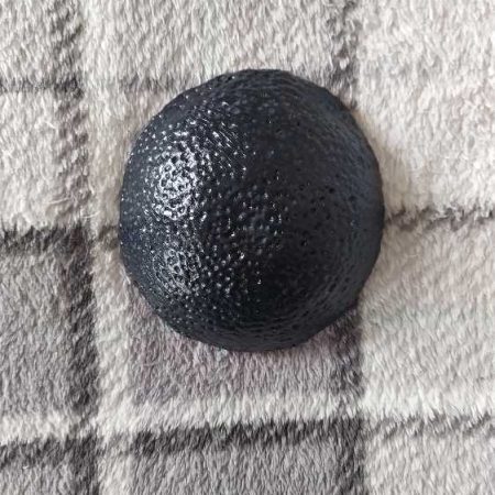 Black and yellow trinket bowl, small.