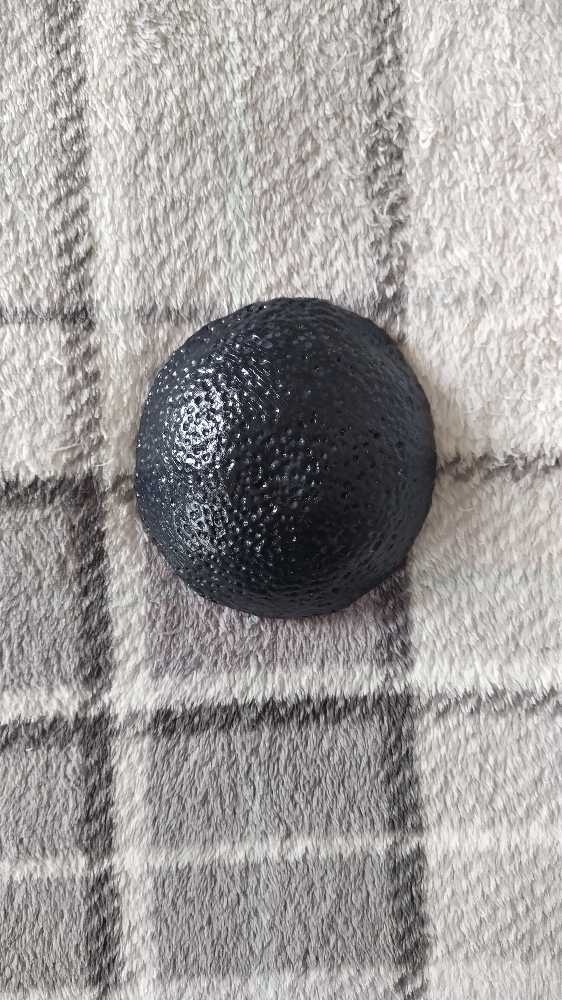 Black and yellow trinket bowl, small.