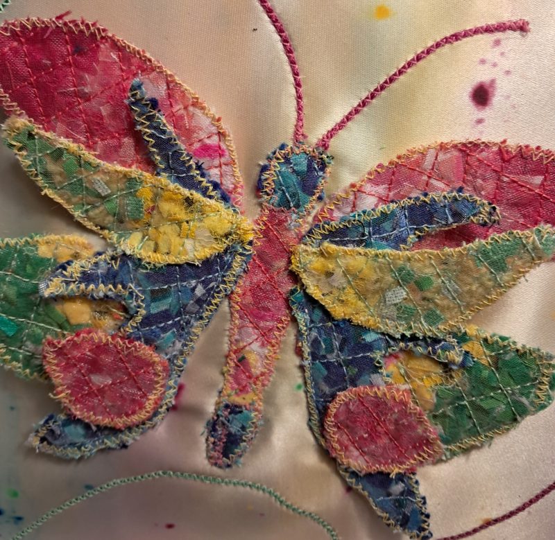 Butterfly design handcrafted framed picture
