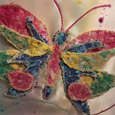 Butterfly design handcrafted framed picture