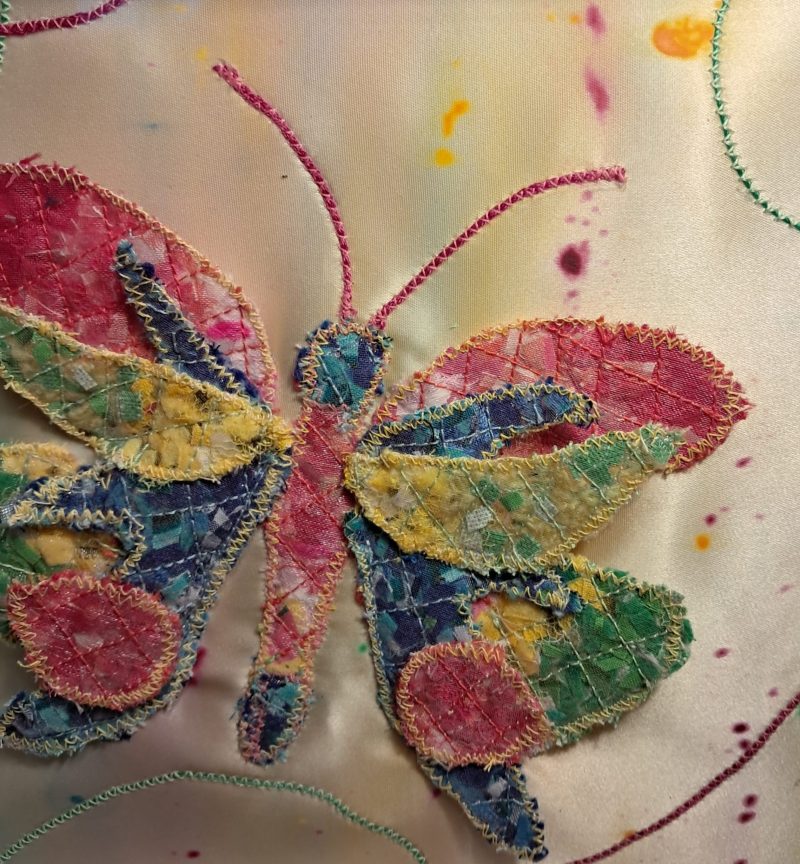 Butterfly design handcrafted framed picture