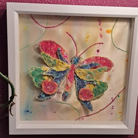 Butterfly design handcrafted framed picture