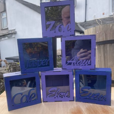 Personalised Money Boxes (square and coloured)