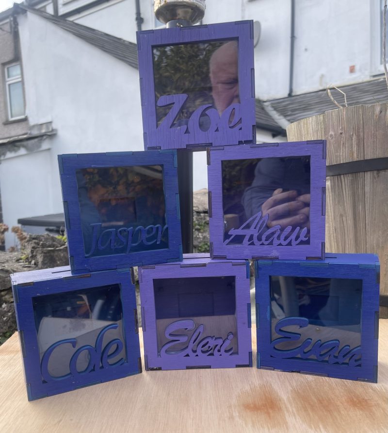 Personalised Money Boxes (square and coloured)