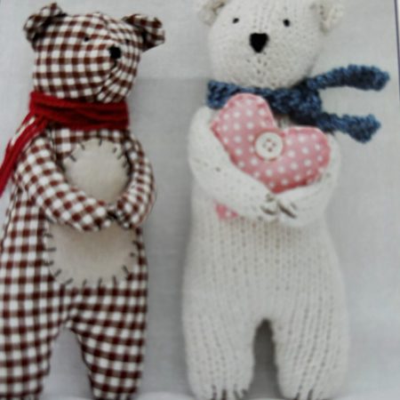 Knitting and Sewing Pattern KP32 Gift Bears