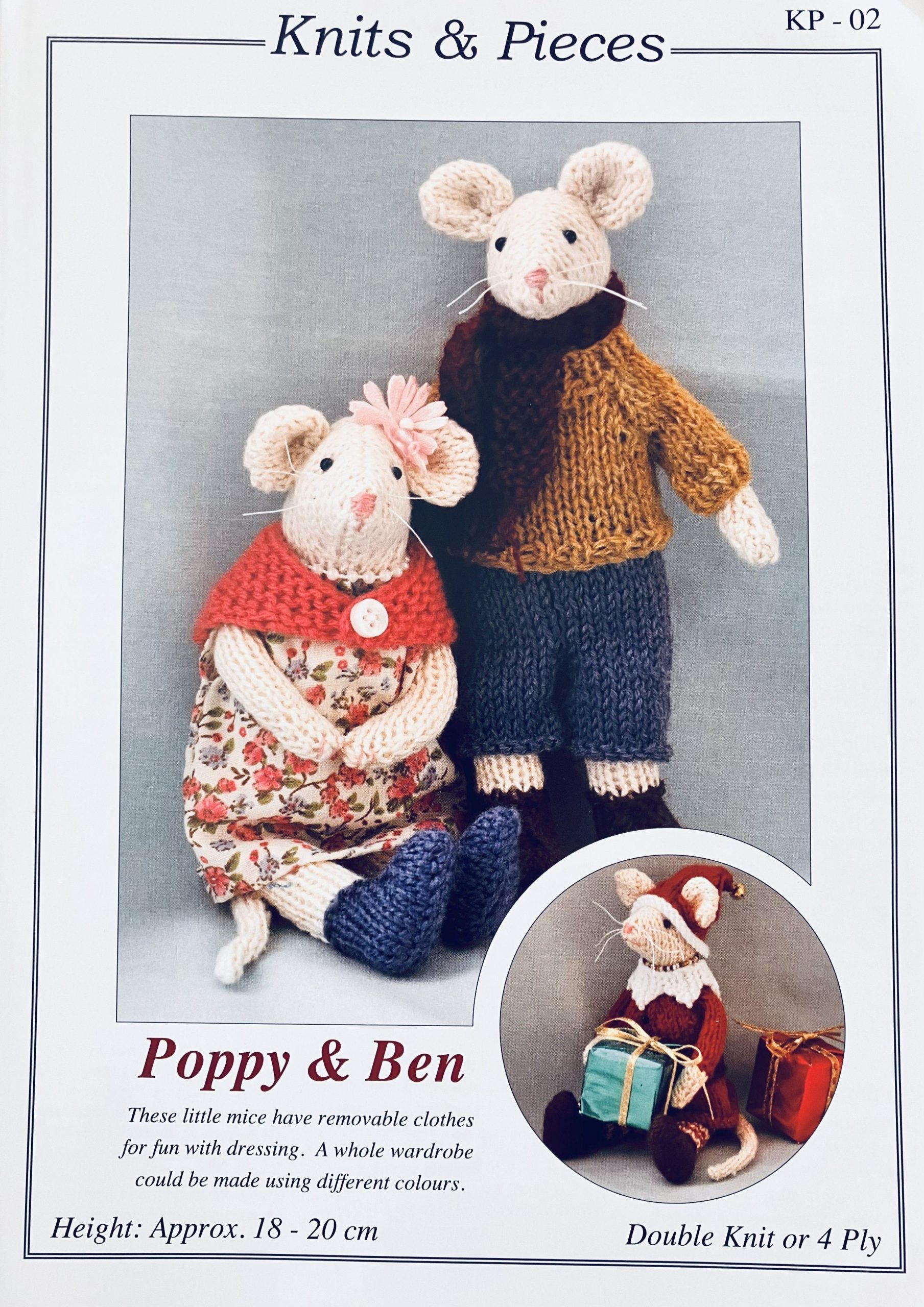 Knitting Pattern KP02 Poppy and Ben