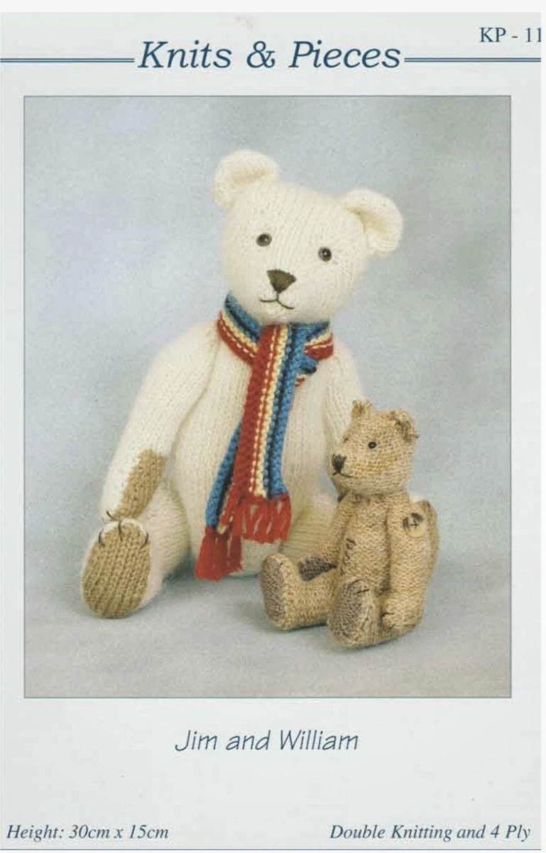 Knitting Pattern KP11 Jim and William