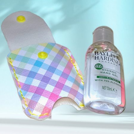 Faux Leather Sanitizer case / holder handmade