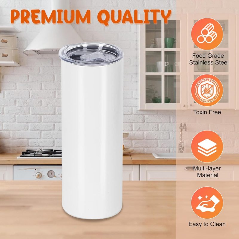 20oz Skull Tumbler – Dark Art Stainless Steel