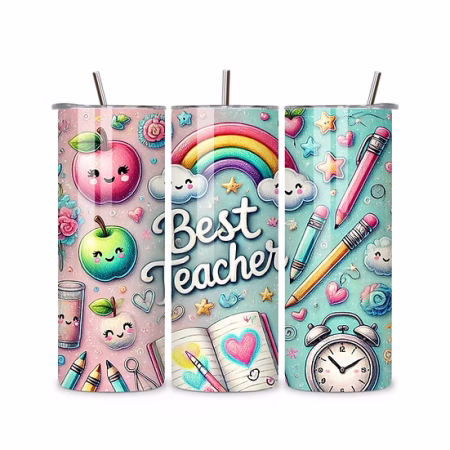 Best Teacher Ever – 20oz Stainless Steel Appreciation Tumbler