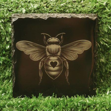 Honeybee Slate Coaster, Nature, Tea, Coffee, Drinks