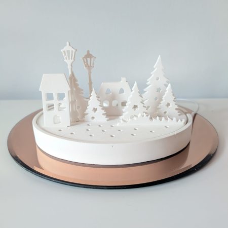 Stunning Winter Village scene. Available with lighting to bring the scene to life.