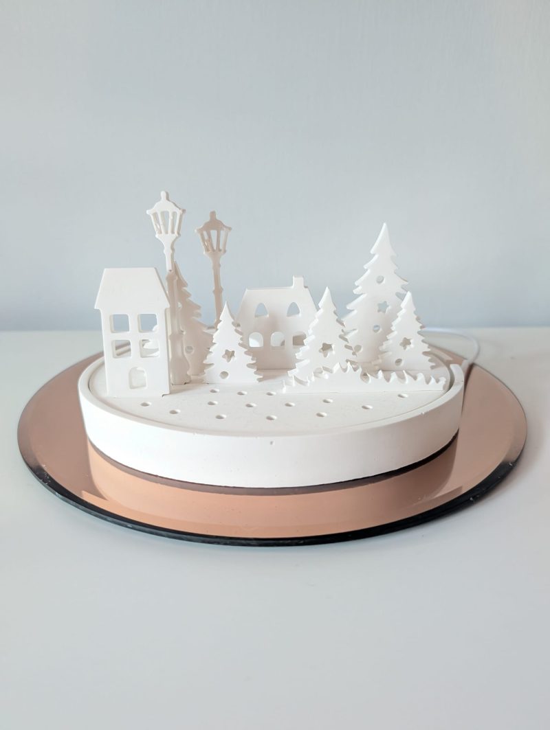 Stunning Winter Village scene. Available with lighting to bring the scene to life.