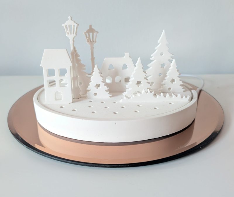 Stunning Winter Village scene. Available with lighting to bring the scene to life.