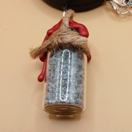 Hunter's Charms - Vampire Slayer's Talisman: Drăcul | resin pendant | Skull, Fangs | LARP, cosplay,