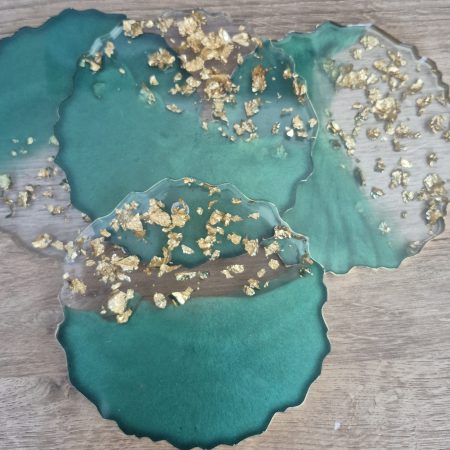 Resin coaster x4