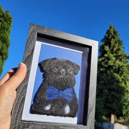 Pet Portrait (Customize) - Paper Quilling Art