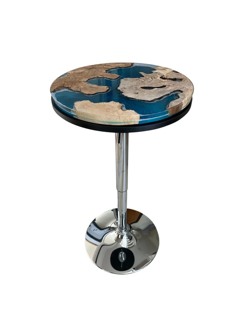 Resin river high table