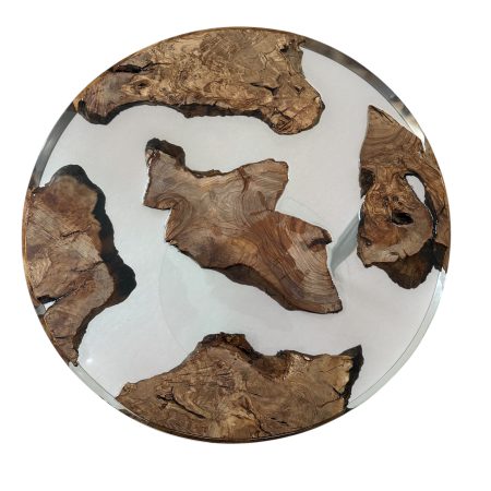 Olive Wood Resin Coffee Table