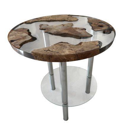 Olive Wood Resin Coffee Table