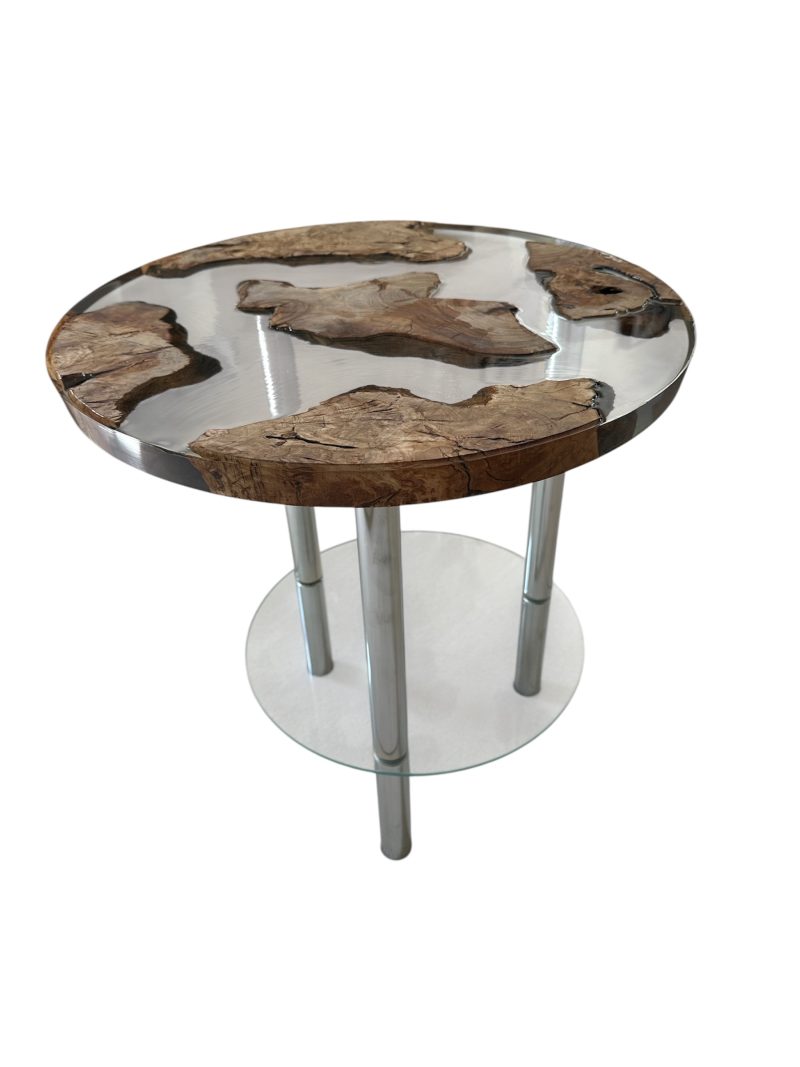 Olive Wood Resin Coffee Table
