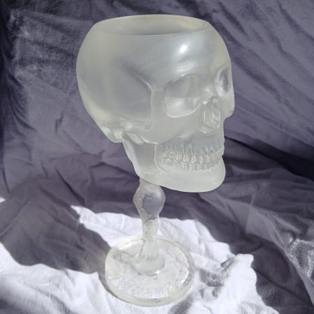 Grim Chalice - Diamond | crystal effect | skull-shaped resin cup