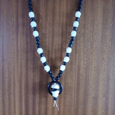Arcane Artefacts - The Blind Prophet | handmade resin skull necklace/Prayer Beads | LARP, cosplay, theatre | 6 colours available