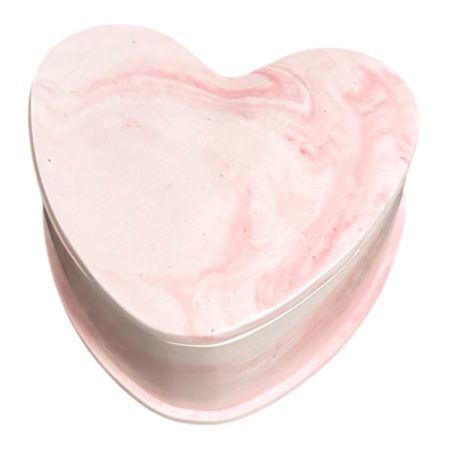 Pink heart-shaped jewelry box – Elegant Trinket Storage for Rings & Accessories