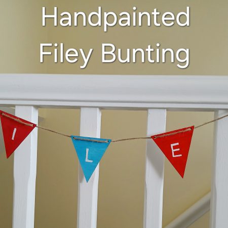 Filey Handpainted bunting