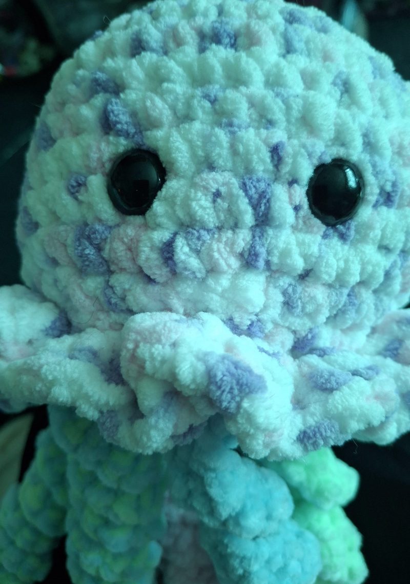 Crocheted jelly fish