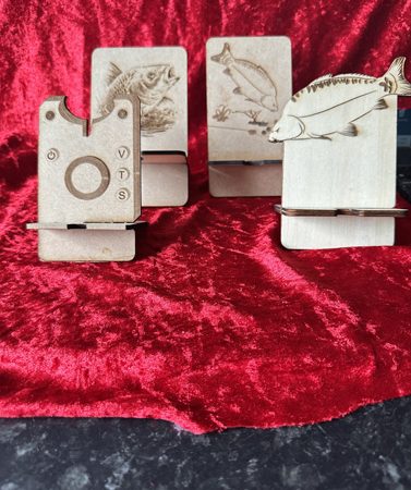 Fishing themed Mobile phone stands