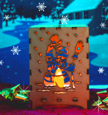 Christmas Lanterns complete with battery operated candle light
