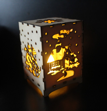 Christmas Lanterns complete with battery operated candle light