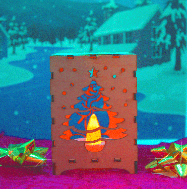 Christmas Lanterns complete with battery operated candle light