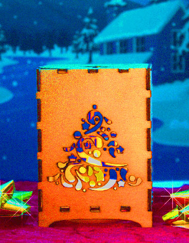 Christmas Lanterns complete with battery operated candle light