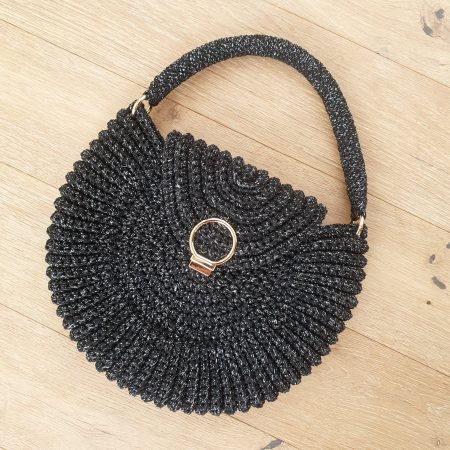 Luxury Sparkle Shell Handbag - Metallics